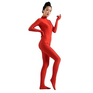 SK Studio volwassenen dames en kinderen spandex Lycra Unitard full-body kostuum lange mouwen Zentai open bodysuit