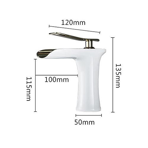 Grifos de lavabo cascada para renovar baños modernos y cuencas LWX 3