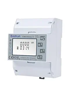 SDM630 Modbus Three Phase, Electric Energy Meter,100 Amp kWh DIN-Rail Power Meter, Pulse Meter, Modbus RS485 RTU. Digital LCD Touch Screen with Backlight. MID Certified/Calibrated