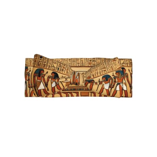 Baby Bow Headband Ancient Egyptian Hieroglyph Pattern Soft, Skin-Friendly for Newborns 0-6 Months, for Baby Girls