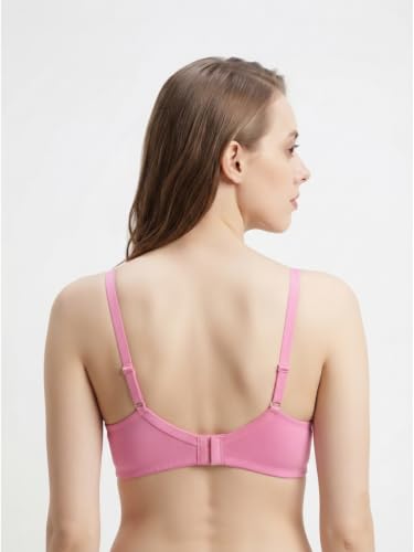 Image of GRECIILOOKS Bra for Woman Combo| Size 32-38 | Non Padded Bra for Woman | Wireless Everyday Bras for Women | Seamless Tshirt Bra's for Women Full Coverage
