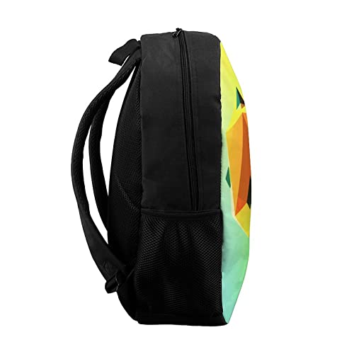 Sac à dos imprimé en 3D relief moderne aux couleurs vibrantes