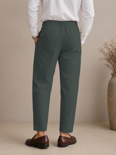 Image of TAGDO Men's Solid Colour Pant with Pocket || Casual Trosuer || Formal Trouser || Formal Slim Fit Pleated Pants for Men (2049)
