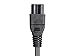 Monoprice Power Cord - IEC 60320 C14 to IEC 60320 C5, 7 Amp, 125 Volt, 3-Prong, 18AWG, 6 Feet, Black