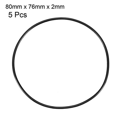 Sourcingmap 5 pc 80 mm esterno diametro 2 mm di