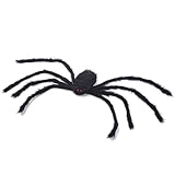 Fantasia de aranha para crianças, mochila de aranha assustadora assustadora de 124 cm, bolsa de aranha gigante com 8 pernas longas e olho vermelho, mochila de aranha de grande capacidade para