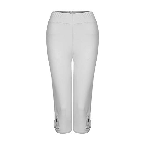 work pants for women yoga capri pants 4 way stretch workout leggings cutout-leg activewear bottoms l-5xl