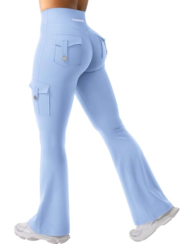 Image of YEOREO CoreFlex Women Workout Flare Leggings