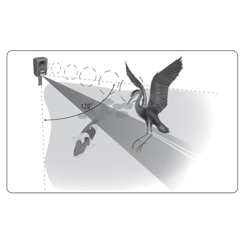 Répulsif chat et oiseau ultrasonique pour jardin étanche - 5