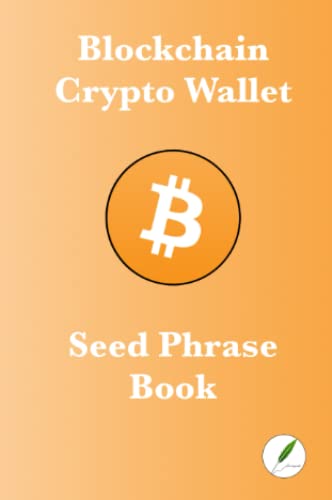 Blockchain and crypto wallet seed phrase book: pocket edition