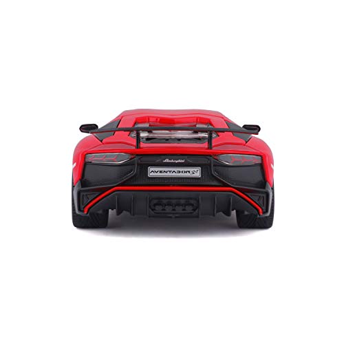 Bburago B18-21079 1:24 Scale A Lamborghini Aventador Die-Cast Model, Red - Image 3