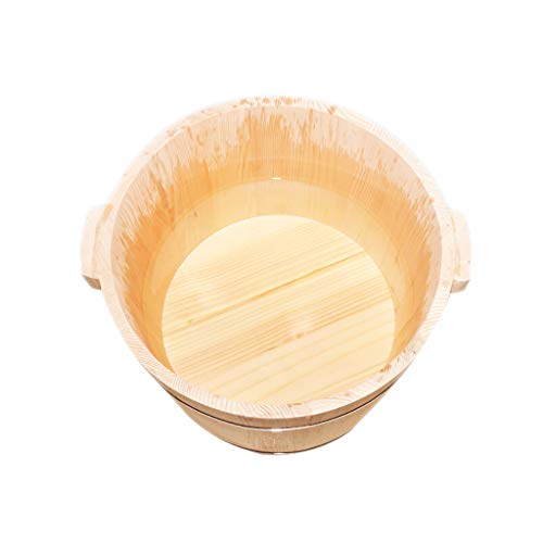 Baño de pies de madera para pedicura 30cm miniatura 5