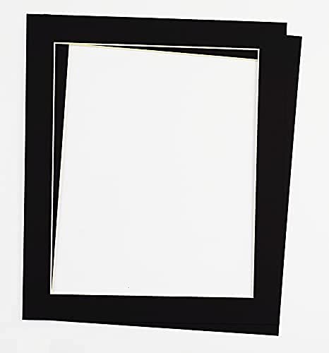 Two Pack of Black Picture/Photo Mounts Size 16x16" fits 14x14"