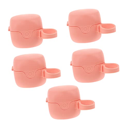 SUPVOX Pacifier Storage Boxes 5pcs Set Holder Case Compact Portable and Safe for Your Baby
