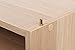 IRIS USA 2-Drawer Modular Wood Stacking Storage Box, for Office Closet and Nightstand, Easy Assembly, Stacking Storage Boxes, Light Brown