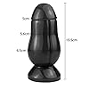 Roluck Analdildo Buttplug Anale Masturbation Prostata Stimulation Anal Plug für Frauen Männer Analsexspielzeug (Schwarz) #1