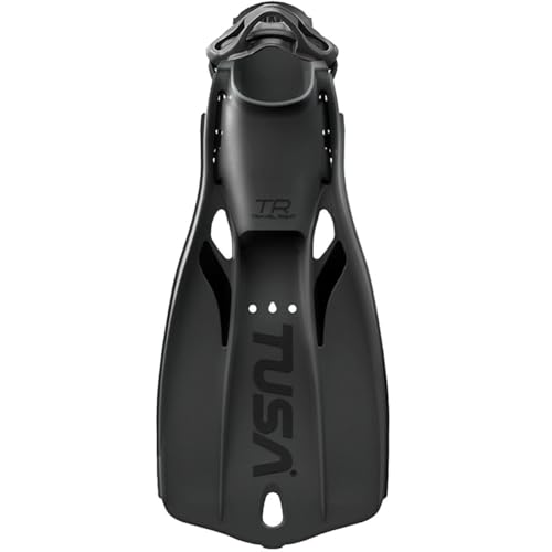TUSA SF-0110 Travel Right Scuba Diving Fins, Large, Black