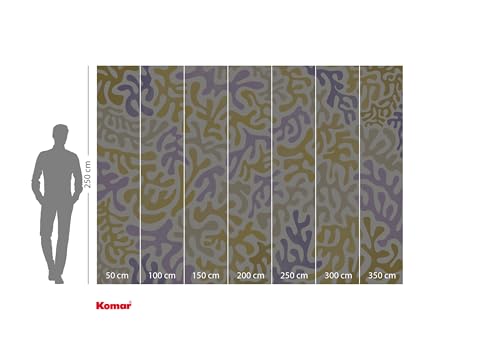 Komar Vlies Fototapete - Sage Flip - Größe 350 x 250 cm - Tapete, Wanddekoration, Wohnzimmer, Schlafzimmer, Büro