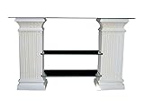 fernsehschrank antik weiß TV Rack Regal Phono Tisch Hifi Rack Fernsehtisch Fernsehschrank