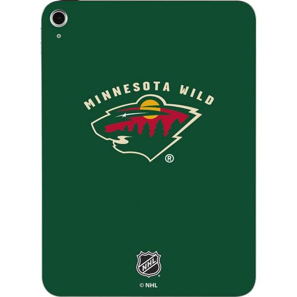 Skinit Decal Tablet Skin Compatible with iPad 11th Gen (2025) - Officially Licensed NHL Minnesota Wild Solid Background Design