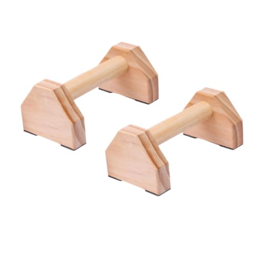 HONMEET Pine Stand Strength Training Pushup Handles for Floor Exercise Equipment