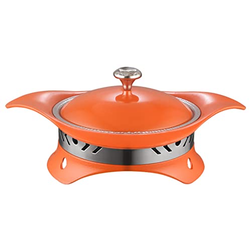 Pratos de fricção de aço inoxidável forno de álcool para buffet, kit de aquecedor de alimentos redon
