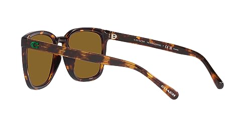 Image of COACH womens Hc8354u Universal Fit Square Sunglasses