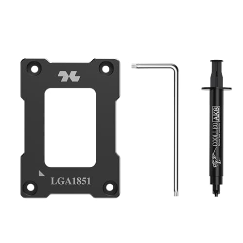 TZMRIT CPU Contact Frame Intel 1851 - for Intel Core Ultra Series CPU LGA1851 sockets - for Ultra 9 285K/Ultra 7 265K/Ultra 5 265KF/Ultra 5 245K/Ultra 5 245KF