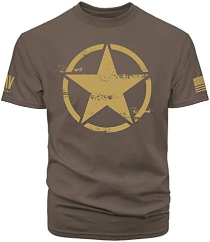 تی شرت مضطرب Army Star WWII 