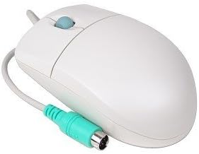 Mitsumi PS/2 3-Button Scroll Ball Mouse (Beige)