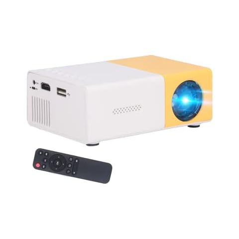 Portable Mini Projector, 24-60 inch Huge Screen, Diffuse Reflection Imaging, Various Interfaces Support Laptop, Game Console, Camera, U Disk Cover