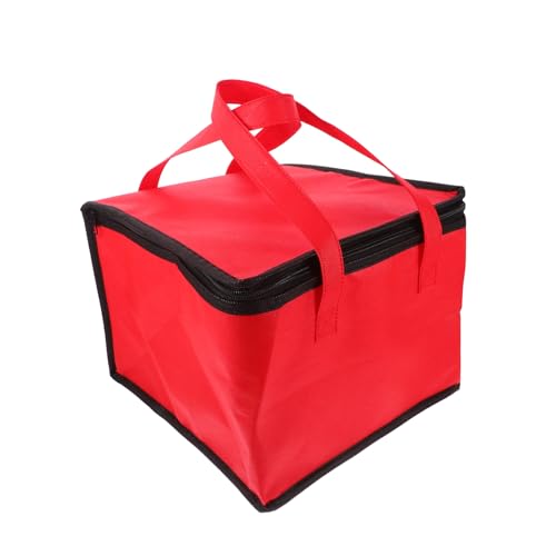 PRETYZOOM Insulated Food Bag Non-woven Fabric Aluminum Construction Hot Cold Food Carrier