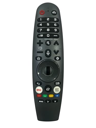 Image of Upix Compatible Reconnect Smart TV LCD /LED Remote No. 1321 | No Voice | with Netflix & Prime Video Function | Exact Match Required