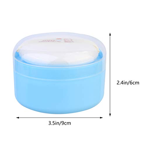 FRCOLOR Kit de Sopro de PÃ³ de BebÃª Depois de Caixa de Caixa de Sopro de Banho Recipiente Vazio de