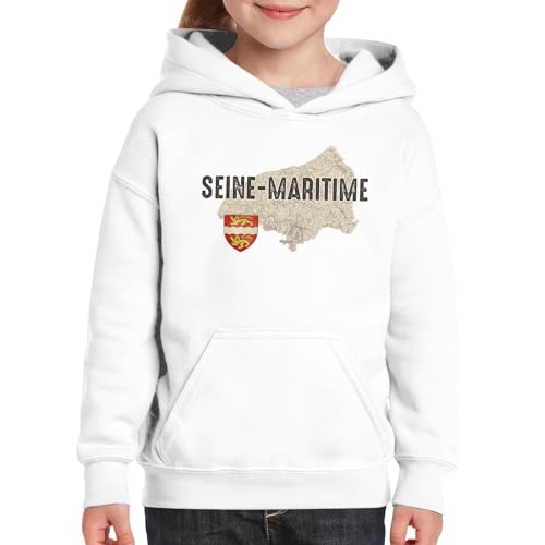 Sweat enfant Seine Maritime 76 premium coton Rouen vintage