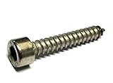  200 St. 5,5 x 32 Zyl. Innen 6-kant Blechschraube Inox A2 DIN 912 Lageraufl. S360