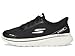 Skechers Women's Go Walk Arch Fit N-Joy Emory Hands Free Slip-Ins Sneaker, Black/White, 8