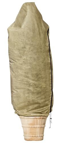 Windhager Funda polar de invierno PROTECT L, protección contra el frío, protección contra heladas para plantas, funda polar, 0,6 x 1,8 m, funda de protección invernal, beige