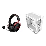 HyperX Cloud Alpha Wireless Gaming Headset with 300-Hour Battery and NZXT H9 Flow Dual-Chamber ATX Mid-Tower PC Gaming Case