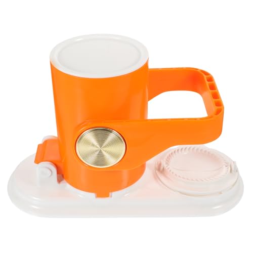 MAGICLULU prensa de la piel Buque de vapor dispensador crepera rizar empanadillas maquina dumpling maker fabricante de bolas de pequeños prensadores de bola de el plastico Orange