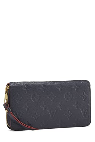 Pre-Loved Bleu Infini Monogram Empreinte Zippy Wallet, Navy2