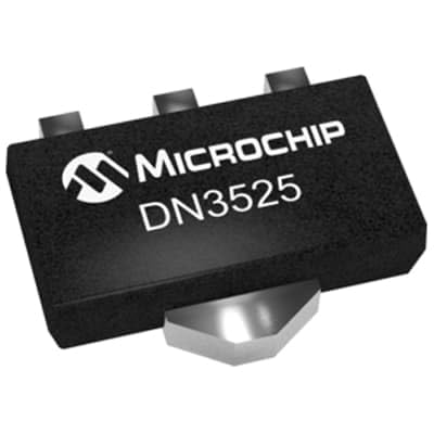 Microchip Technology, DN3525N8-G, Transistor MOSFET - N Channel - 250V - 360mA (Tj) - 1.6W (Ta) - Surface Mount to 243AA (SOT-89) (2000 Item/s)