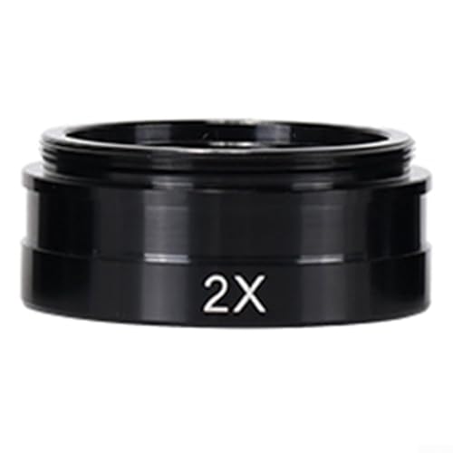 Lente Barlow 0.7X para microscopio para ampliar espacio de trabajo y soldadura electrónica 42mm 4