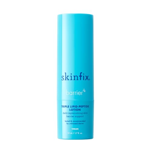 Skinfix Triple Lipid-Peptide Lotion - 1.7 oz - Lightweight, Hydrating Face Moisturizer - Non-Comedogenic - Fragrance Free - Vegan, Cruelty Free
