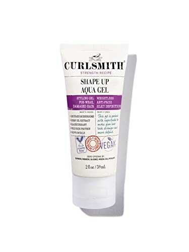 Curlsmith - Shape Up Aqua Gel, leichtes Styling-Gel mit Proteinen für geschädigtes Haar (59ml) Cover