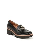 Naturalizer Womens Cabaret-O Ornament Heeled Loafer Black 8 M