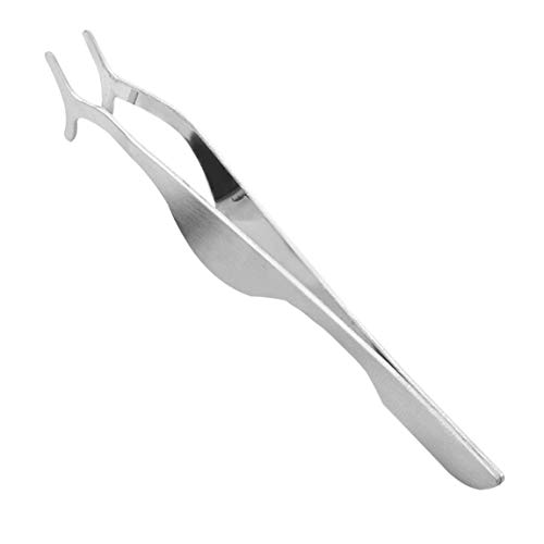 Preisvergleich Produktbild Langlebiger Edelstahl Wimpernzange Falsche gefälschte Wimpern Clip Frauen Wimpern Make-up Schönheit Pinzette Clip Tool - Silber
