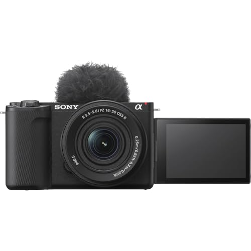 Image of Sony ZV-E10 II Mirrorless Camera (Black) with Sony E PZ 16-50mm f /3.5-5.6 OSS II Lens + Sony GP-VPT3 Wireless Shooting Grip + SanDisk Extreme Pro 64GB and More (14pc Bundle)