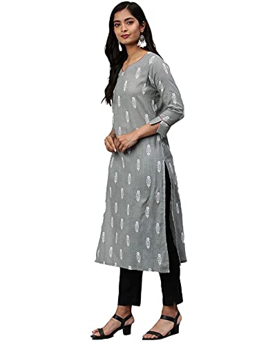 Image of Vaamsi Women's Cotton Regular Kurta