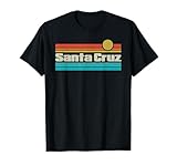 Santa Cruz Retro Vintage T Shirt 70s Surf Wear